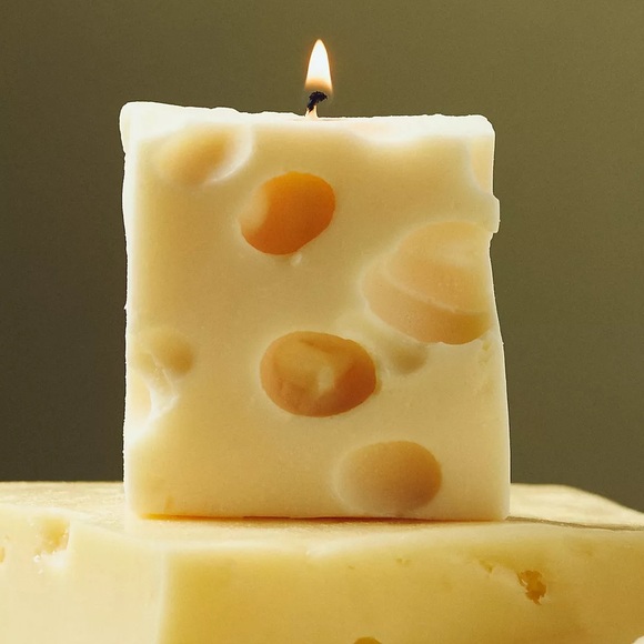 Anthropologie x Nata Other - NIB Anthropologie x NATA Gruyère Cheese Shaped Candle